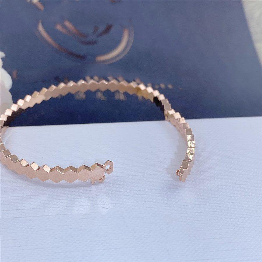 [Olivia Jewelry]BEE LOVE PINK GOLD BRACELET