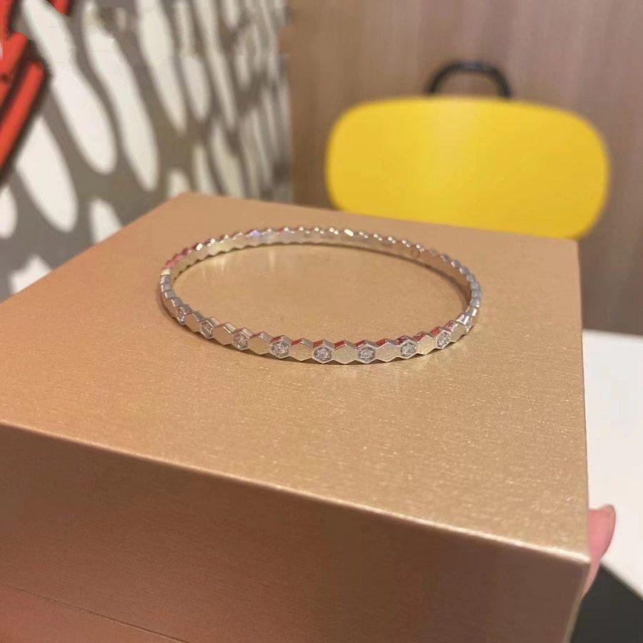[Olivia Jewelry]BEE LOVE SILVER DIAMOND BRACELET