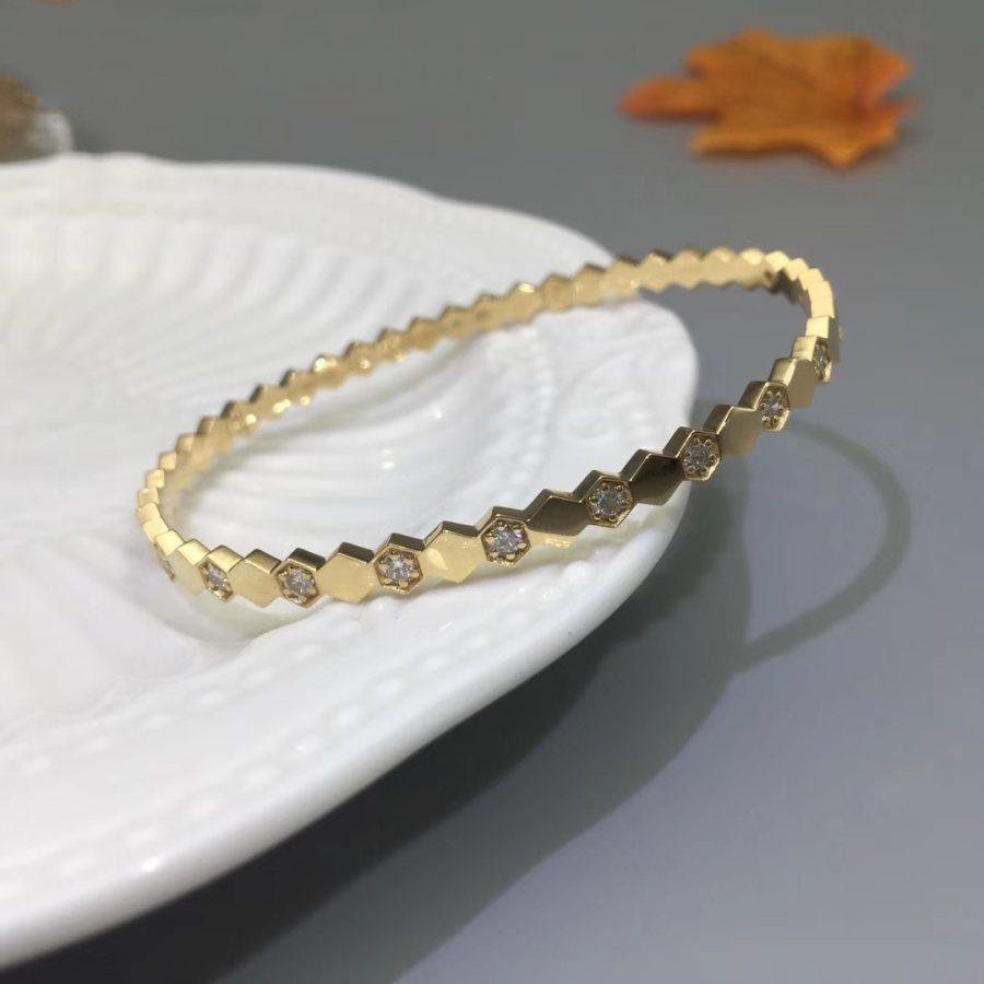 [Olivia Jewelry]BEE LOVE GOLD DIAMOND BRACELET