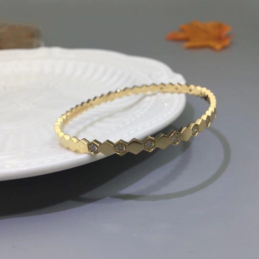 [Olivia Jewelry]BEE LOVE GOLD DIAMOND BRACELET