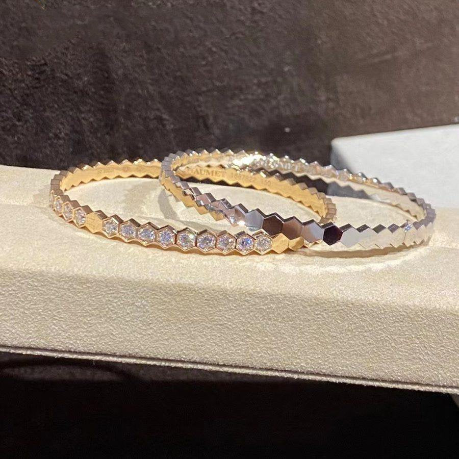[Olivia Jewelry]BEE LOVE GOLD BRACELET FULL DIAMOND