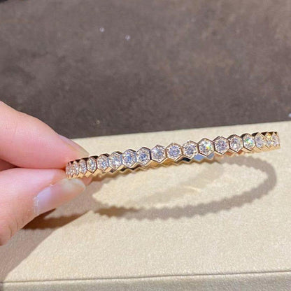 [Olivia Jewelry]BEE LOVE GOLD BRACELET FULL DIAMOND