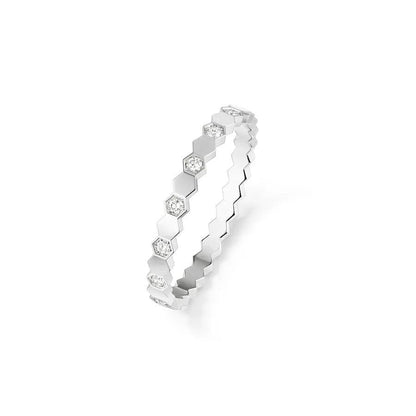 [Olivia Jewelry]BEE LOVE RING SILVER DIAMOND