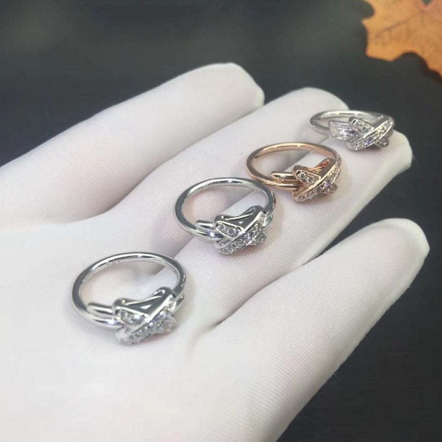 [Olivia Jewelry]JEUX DE SILVER DIAMOND RING
