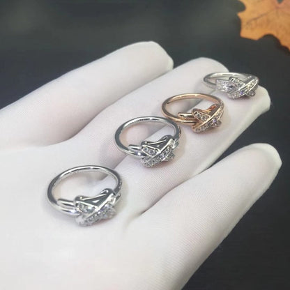 [Olivia Jewelry]JEUX DE SILVER DIAMOND RING