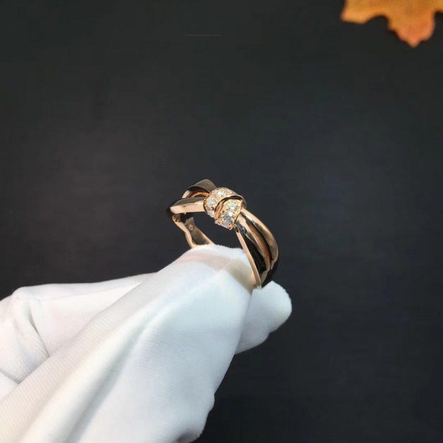 [Olivia Jewelry]LIENS RING PINK GOLD DIAMOND