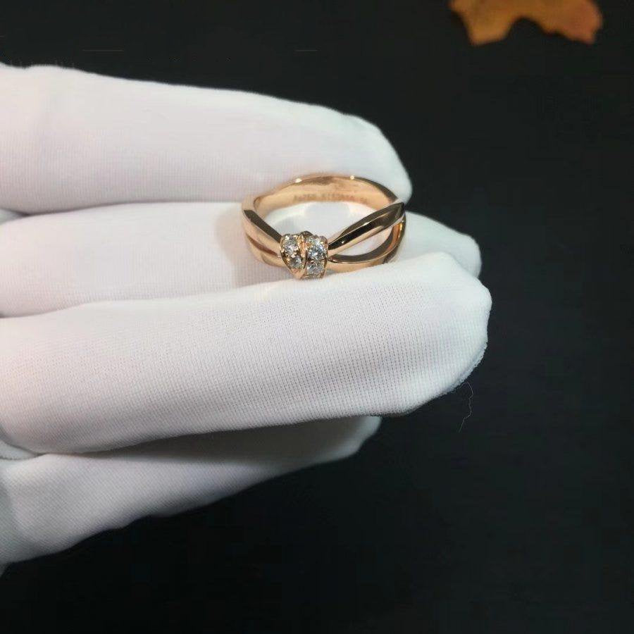 [Olivia Jewelry]LIENS RING PINK GOLD DIAMOND