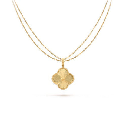 [Olivia Jewelry]CLOVER 25MM PEDANT NECKLACE GOLD
