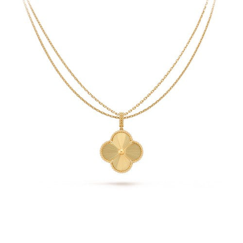 [Olivia Jewelry]CLOVER 25MM PEDANT NECKLACE GOLD