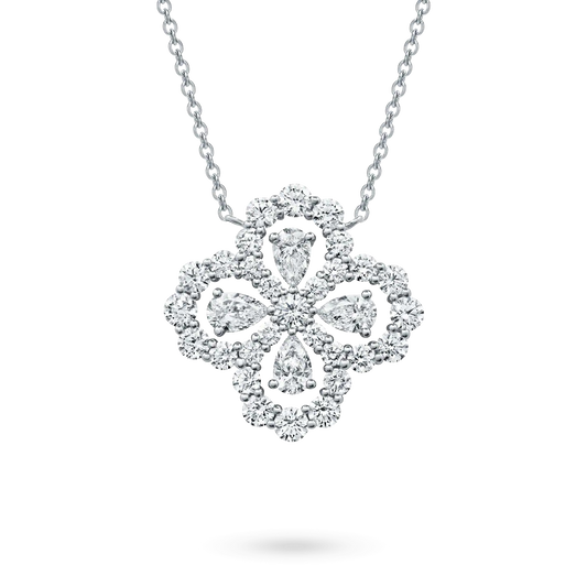 [Elitejewels] LOOP HALSKETTE VOLLMOTIV DIAMANT 16MM MEHRERE FARBEN