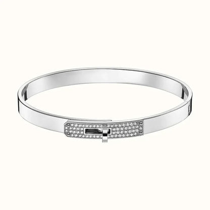 [Olivia Jewelry]KELLY SILVER DIAMOND BRACELET