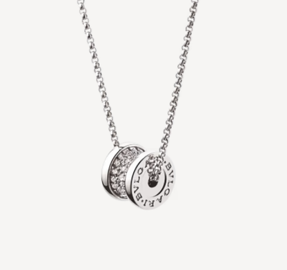 [OLIVIA]ZERO 1 SILVER DIAMOND NECKLACE