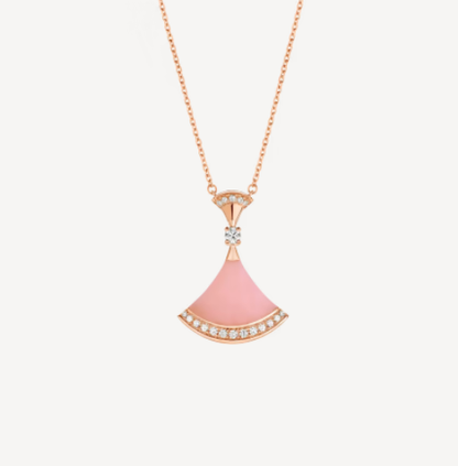 [OLIVIA]DREAM NECKLACE PINK OPAL
