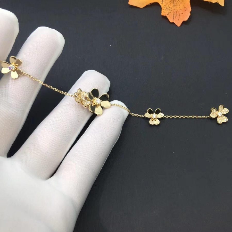 [Olivia Jewelry]FRIVOLE GOLD 5 FLOWERS BRACELET