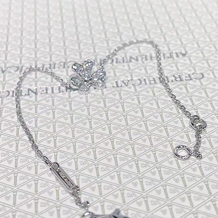 [Olivia Jewelry]FRIVOLE SILVER FLOWER DIAMOND BRACELET