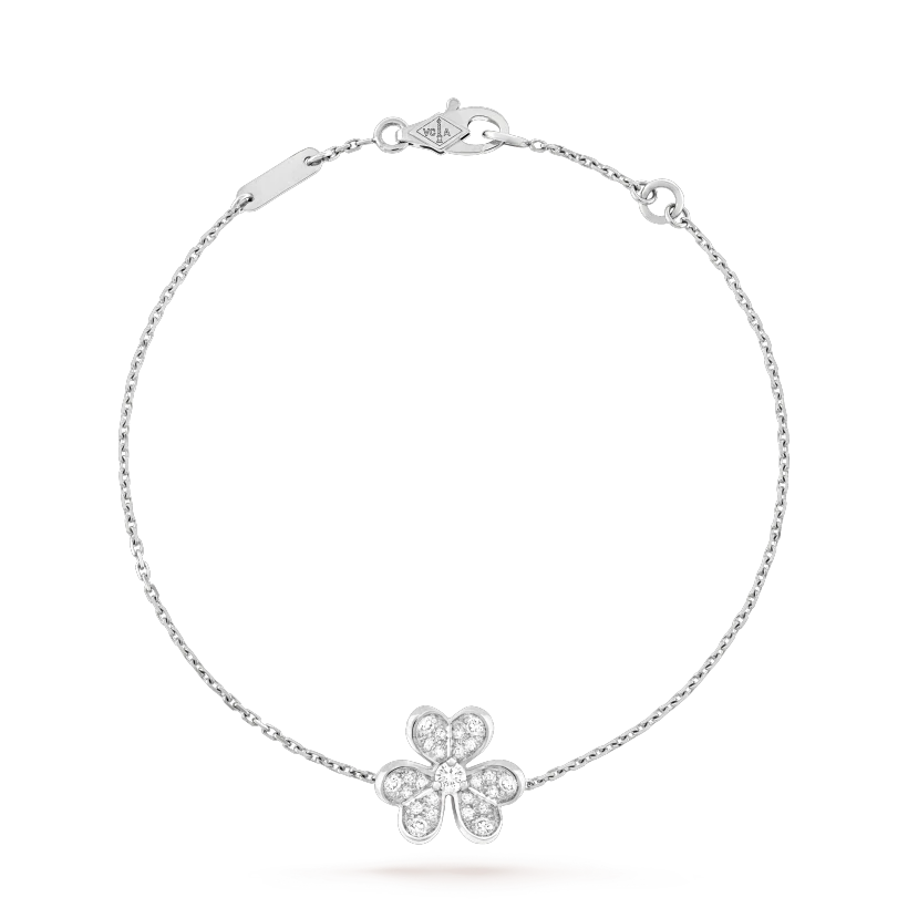 [Olivia Jewelry]FRIVOLE SILVER FLOWER DIAMOND BRACELET