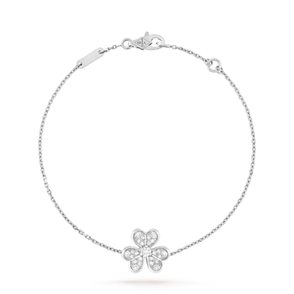[Olivia Jewelry]FRIVOLE SILVER FLOWER DIAMOND BRACELET