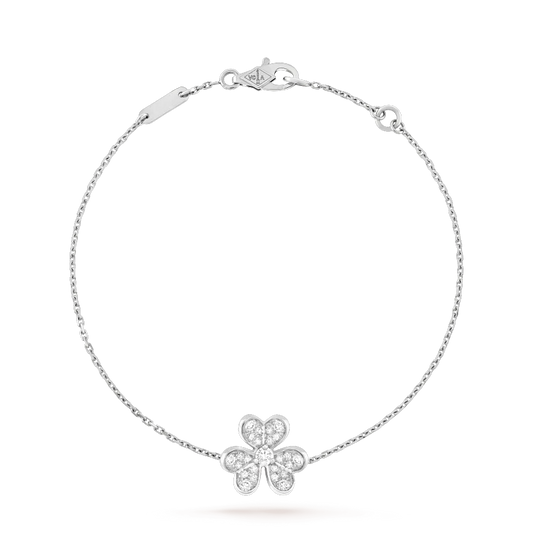 [Olivia Jewelry]FRIVOLE SILVER FLOWER DIAMOND BRACELET