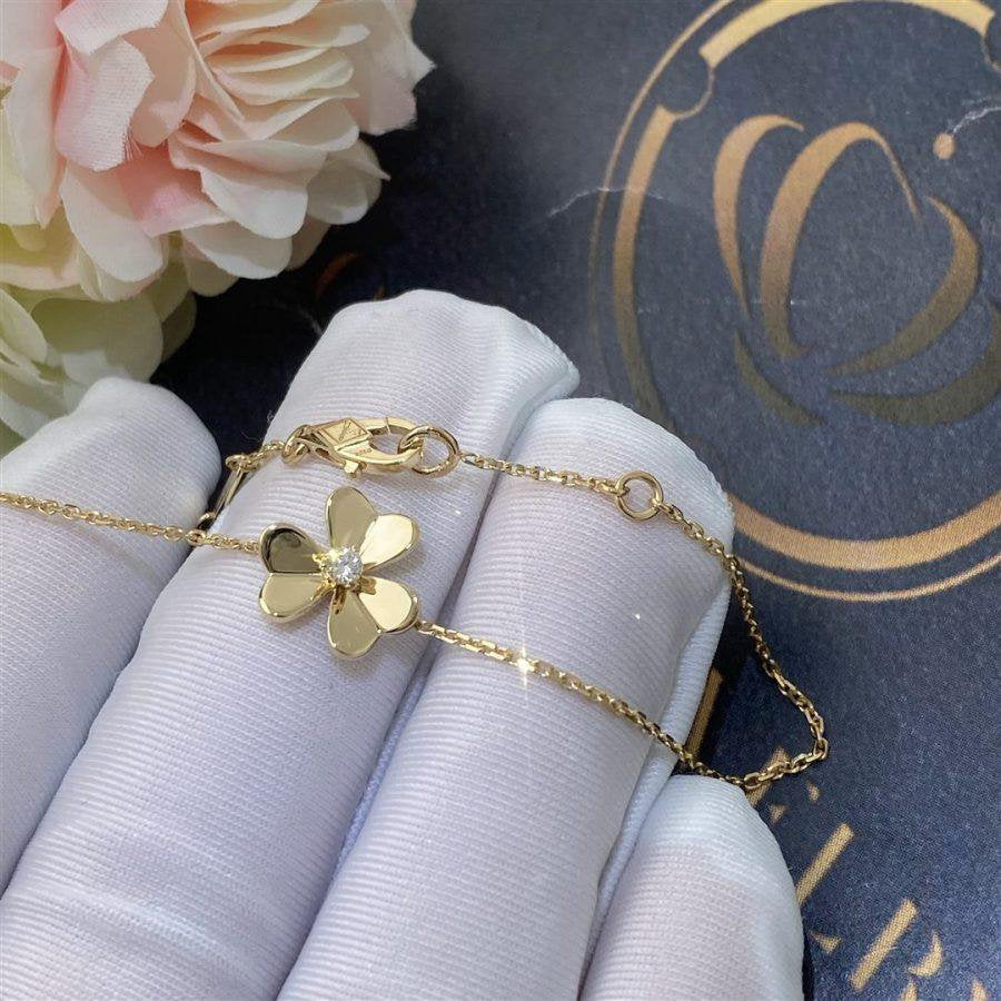 [Olivia Jewelry]FRIVOLE GOLD FLOWER BRACELET
