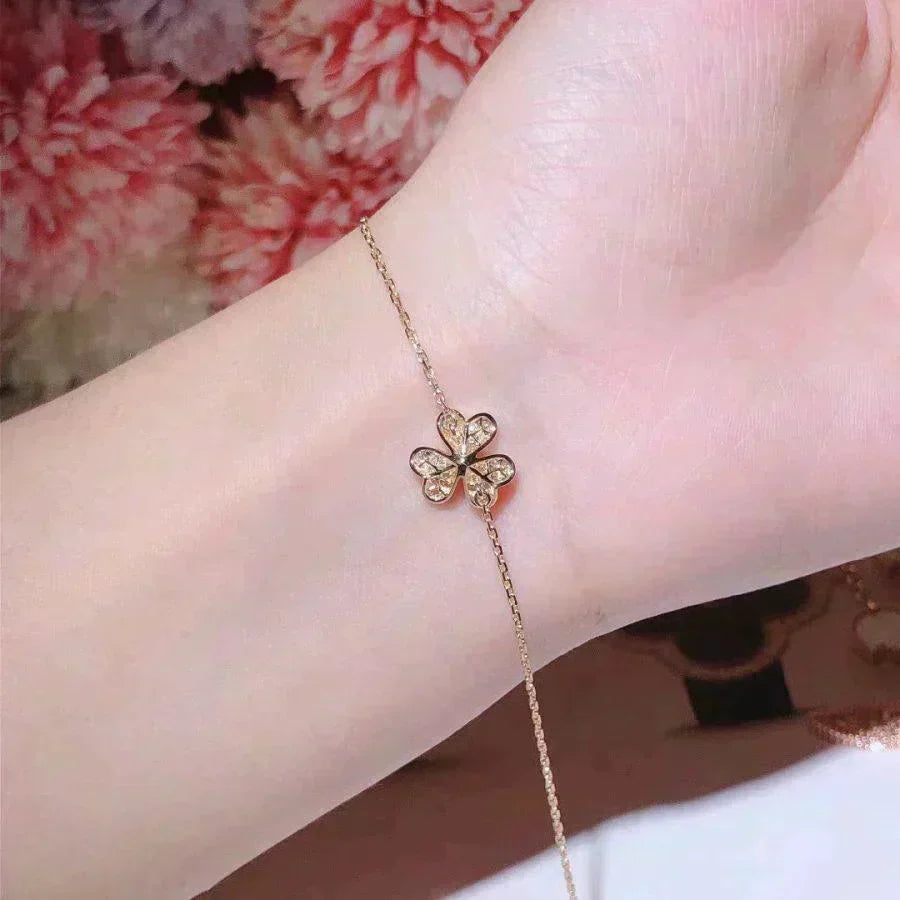 [Olivia Jewelry]FRIVOLE GOLD FLOWER DIAMOND BRACELET