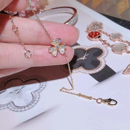 [Olivia Jewelry]FRIVOLE GOLD FLOWER DIAMOND BRACELET