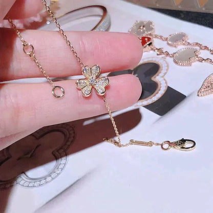 [Olivia Jewelry]FRIVOLE GOLD FLOWER DIAMOND BRACELET