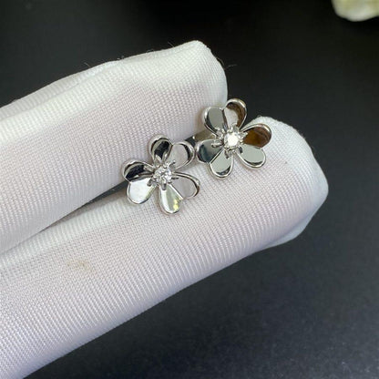 [Olivia Jewelry]FRIVOLE MINI SILVER FLOWER EARRINGS