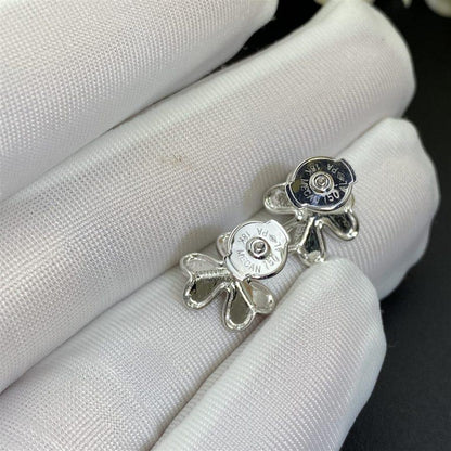 [Olivia Jewelry]FRIVOLE MINI SILVER FLOWER EARRINGS