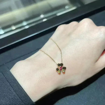 [Olivia Jewelry]FRIVOLE GOLD FLOWER NECKLACE