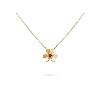 [Olivia Jewelry]FRIVOLE GOLD FLOWER NECKLACE