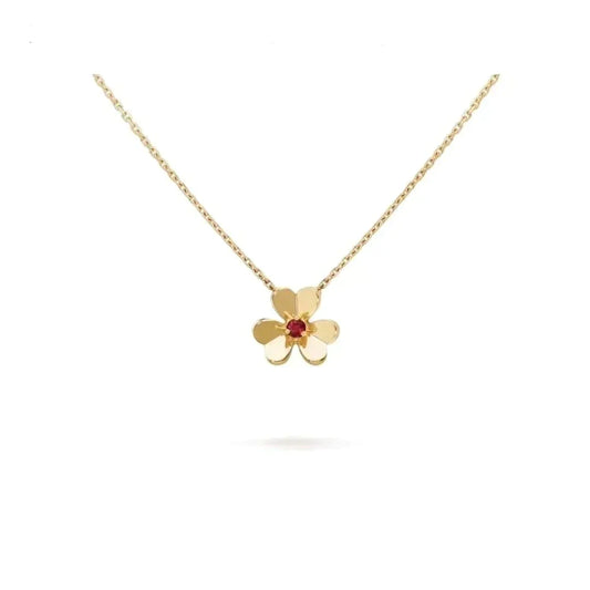 [Olivia Jewelry]FRIVOLE GOLD FLOWER NECKLACE