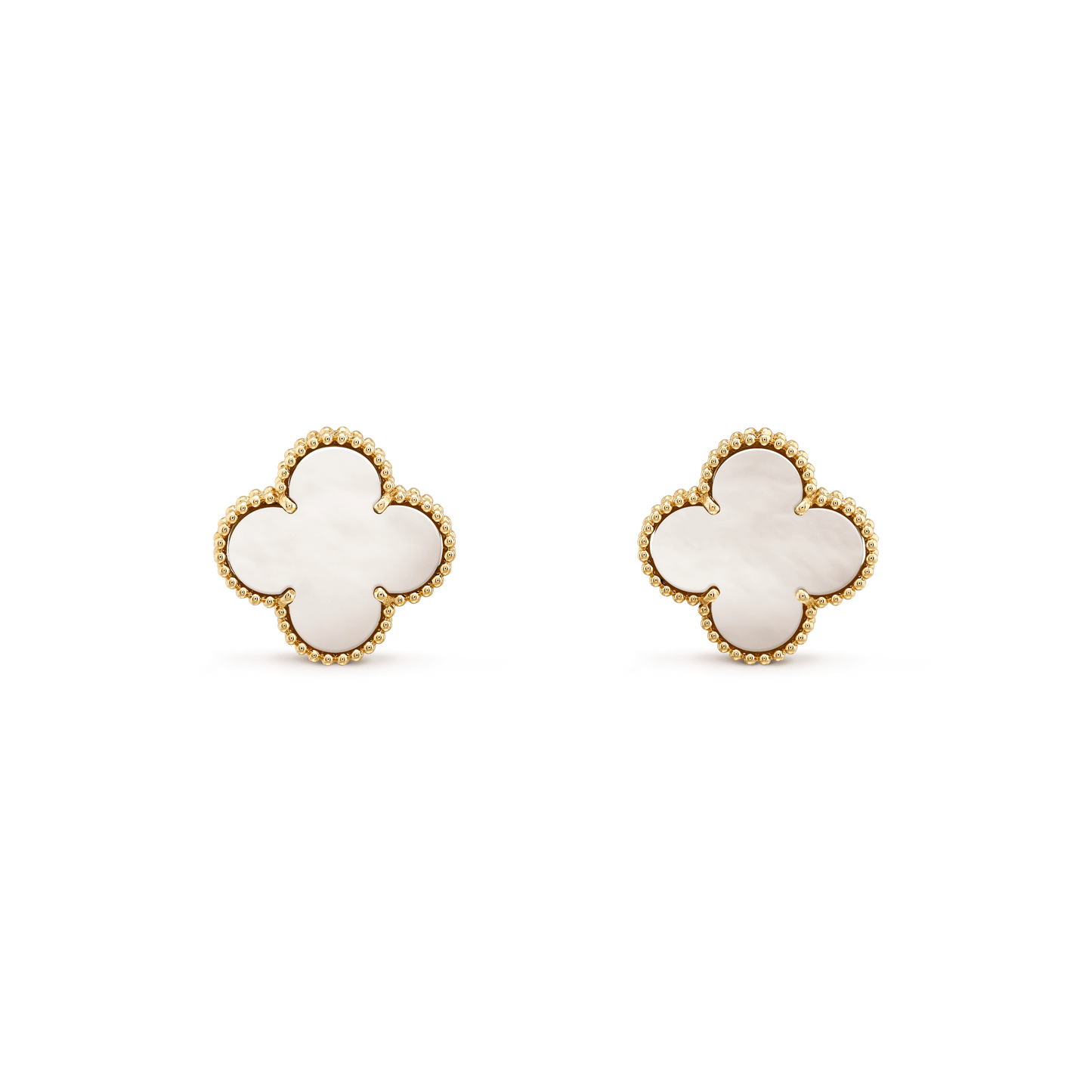 [Olivia Jewelry]CLOVER MINI GOLD EARRINGS