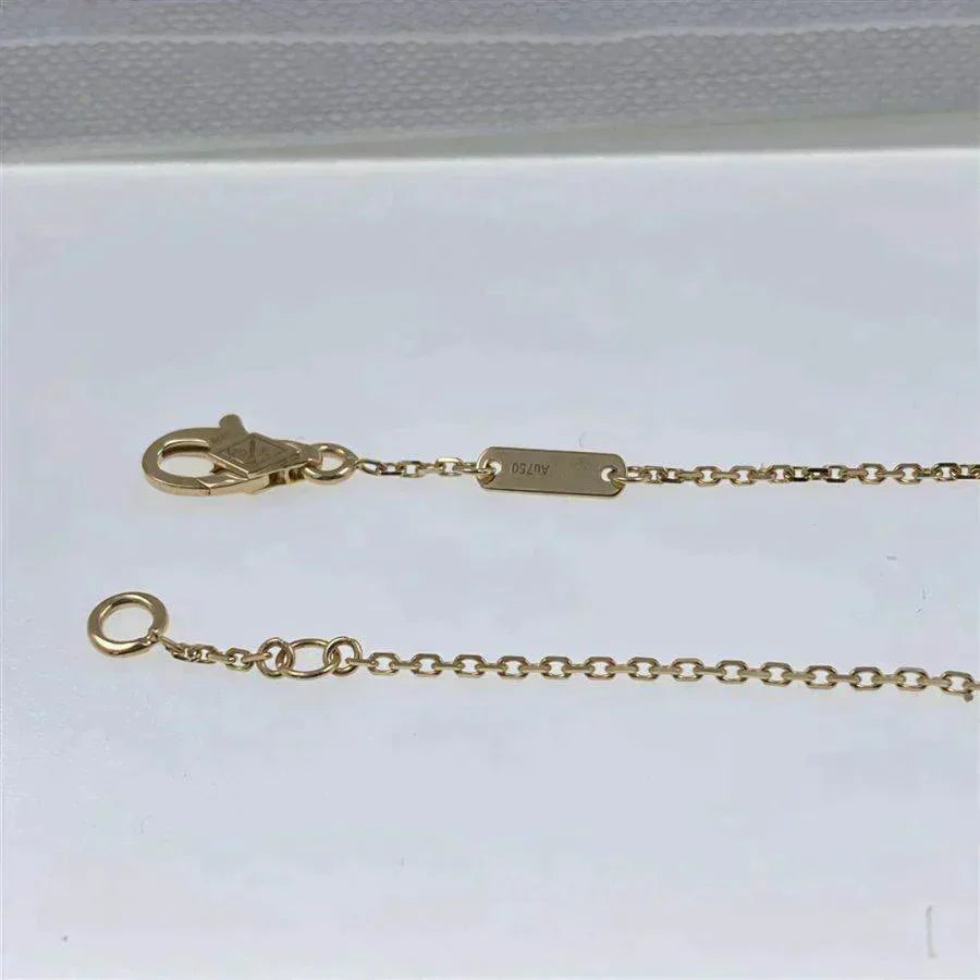 [Olivia Jewelry]CLOVER  CARNELIAN SINGLE FLOWER BRACELET