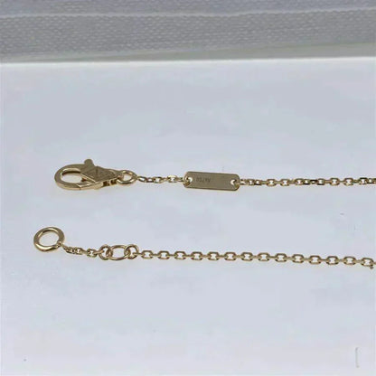 [Olivia Jewelry]CLOVER  CARNELIAN SINGLE FLOWER BRACELET
