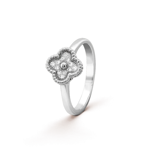 [Olivia Jewelry]CLOVER DIAMOND RING