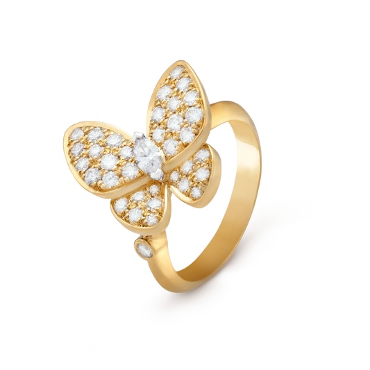 [Olivia Jewelry]BUTTERFLY DIAMOND RING