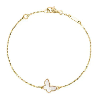 [Olivia Jewelry]BUTTERFLY MOTHER OF PEARL BUTTERFLY BRACELET
