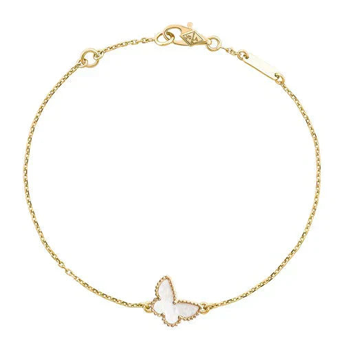[Olivia Jewelry]BUTTERFLY MOTHER OF PEARL BUTTERFLY BRACELET