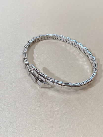 [OLIVIA]SERPENTI VIPER SILVER BRACELET
