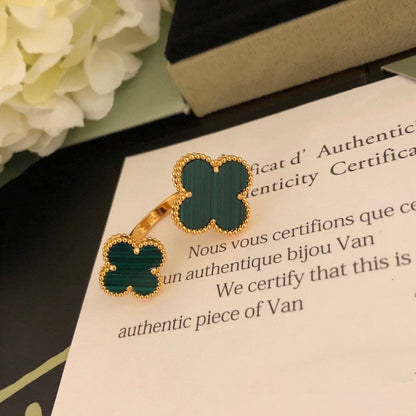 [Olivia Jewelry]CLOVER BETWEEN THE FINGER RING