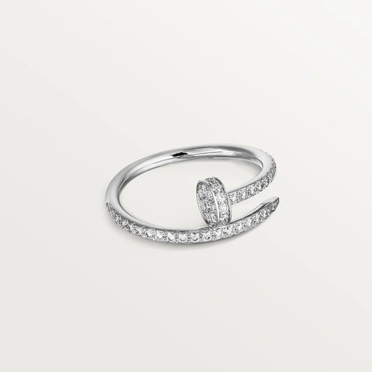 [Olivia Jewelry]JUSTE RING 1.8MM SILVER DIAMONDS